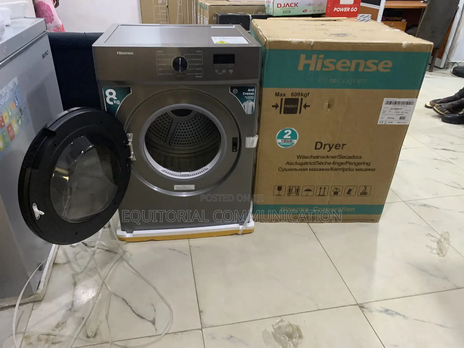 Hisense 8kg Dryer With Convenient Delay Start
