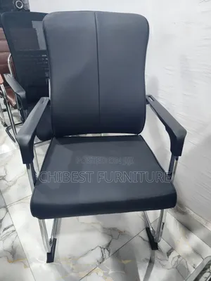 Imported Visitor's Leather Chair Available for Sale.