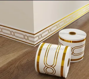 White Self Adhesive Skirting 10square Meter Lenght