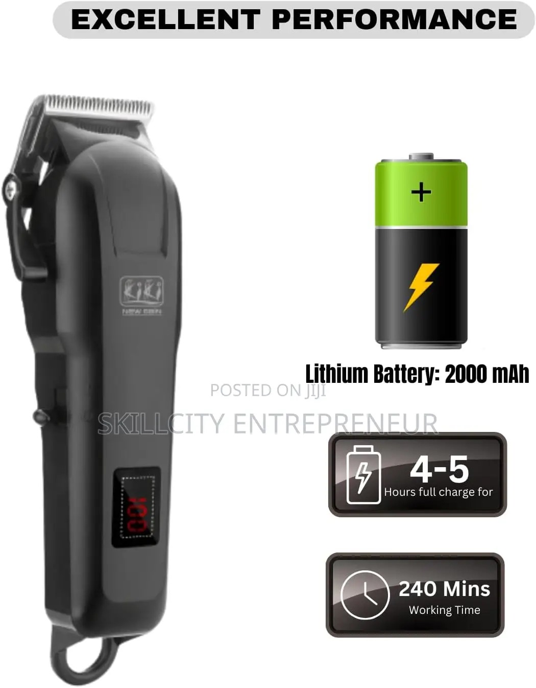 Kiki Rechargeable Hair Clipper
