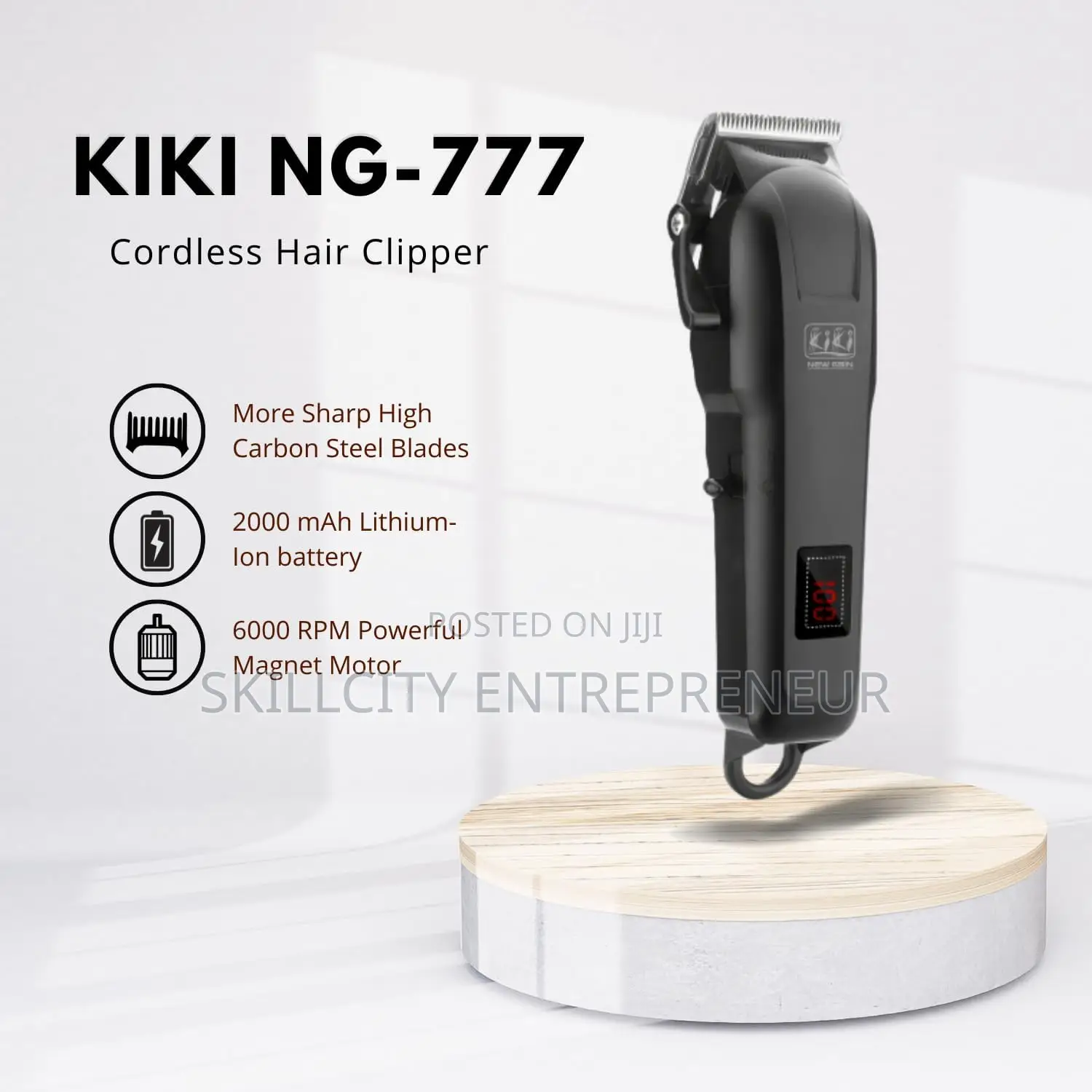 Kiki Rechargeable Hair Clipper