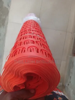 High Visibility Orange Safety Barrier Net