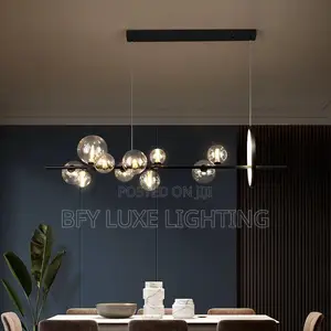 Modern Bubble Glass Chandelier - Dining Room Pendant