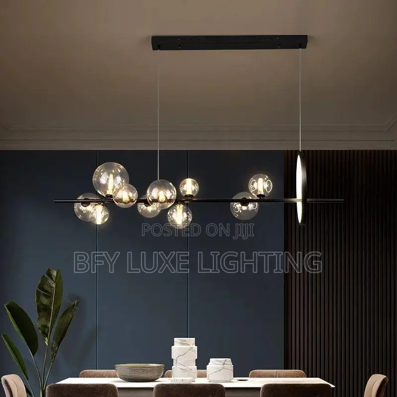 Modern Bubble Glass Chandelier - Dining Room Pendant