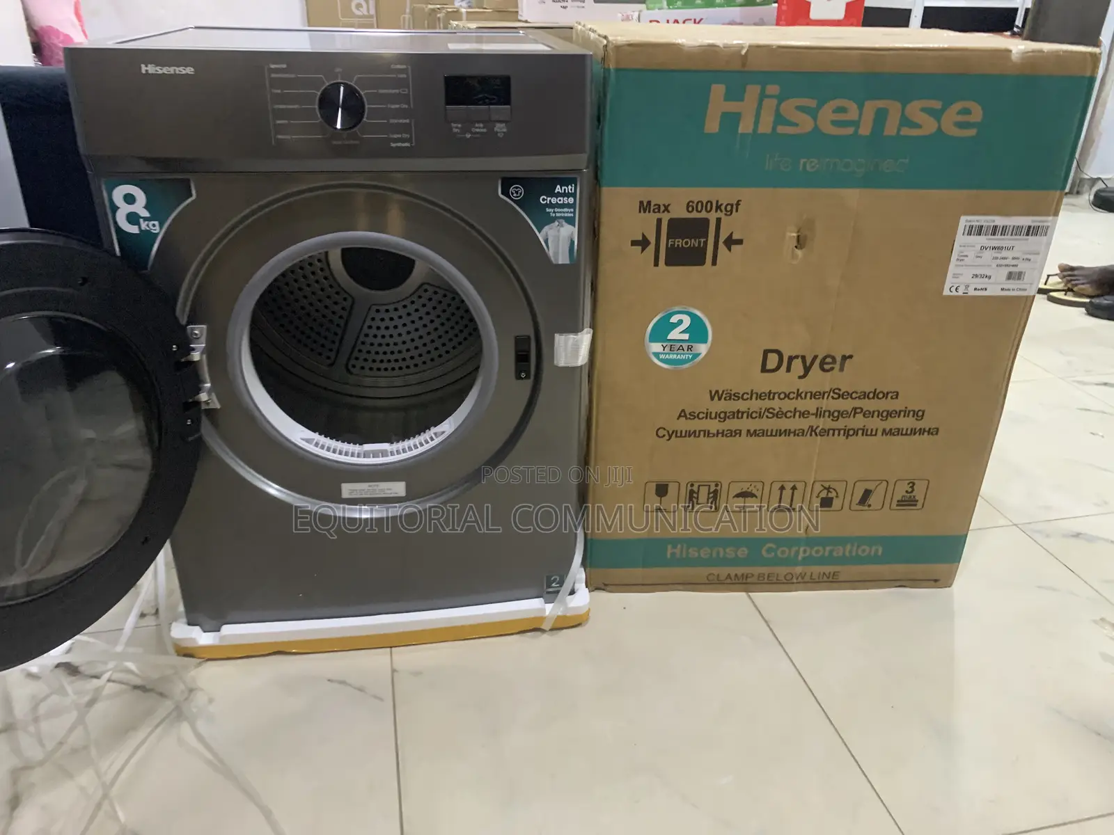 Hisense Dv1w801ut Everyday Clothes Dryer