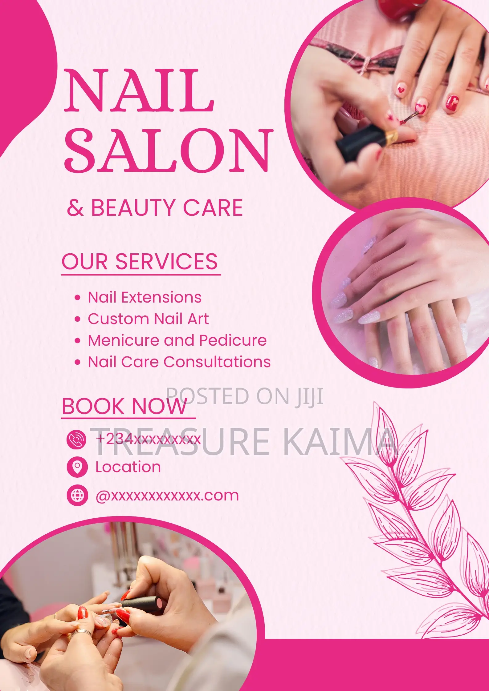Editable Canva Flyer Templates #1000 for Business/Events