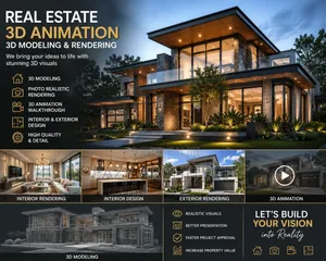 Estate Animation, 3d Rendering Services/ Real Estate Visualization
