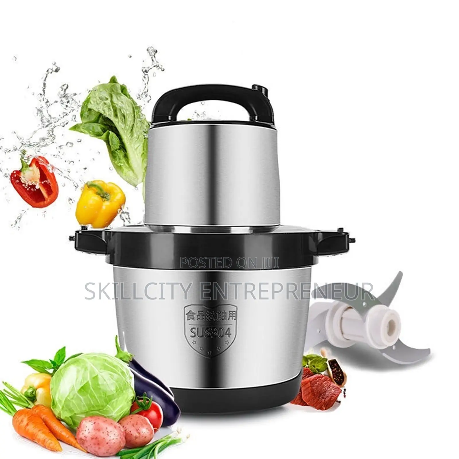 6l Double-speed Electric Meat Grinder