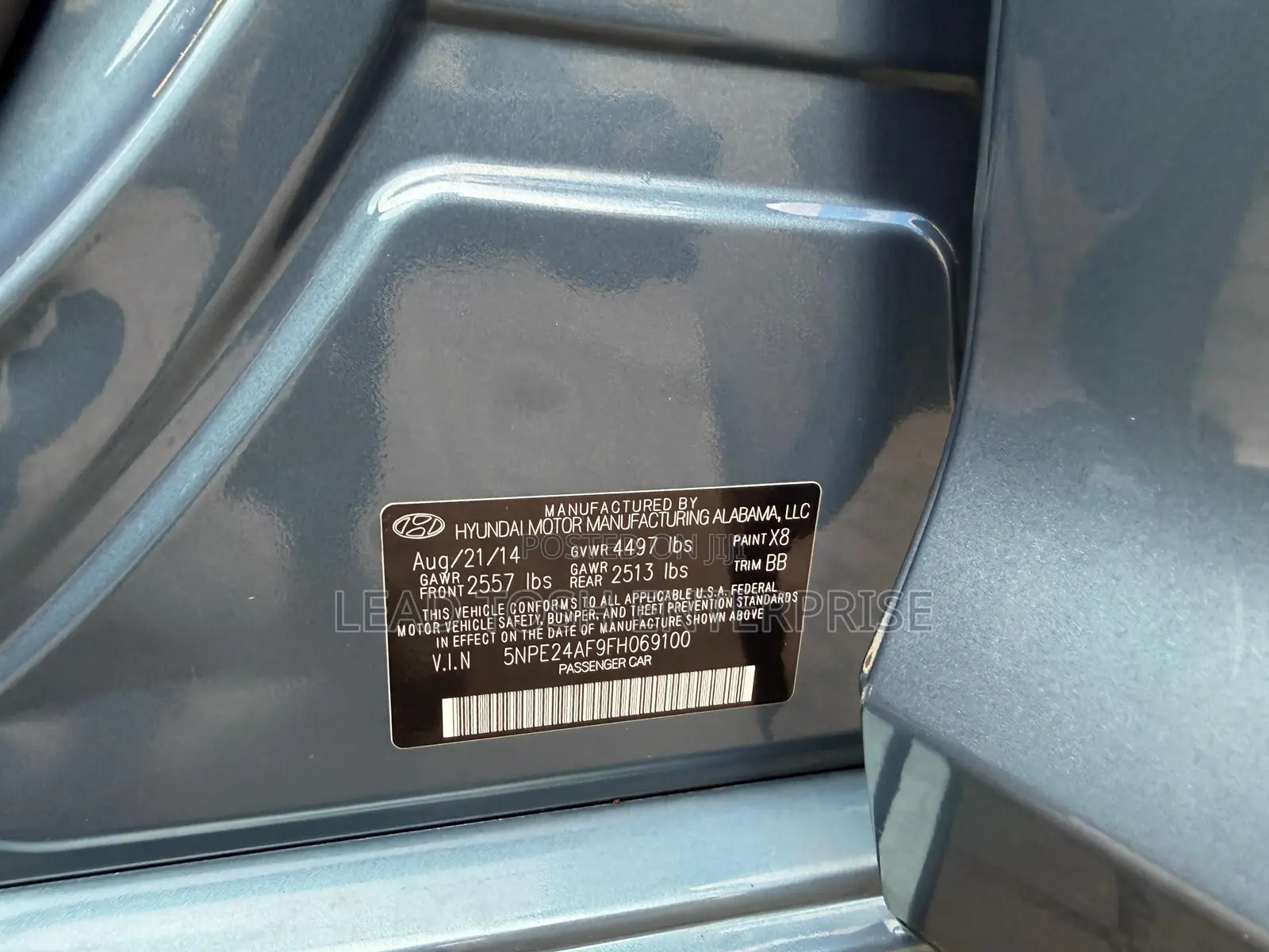 Hyundai Sonata 2015 Green