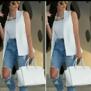 Jeans Available As Seen,While The Blazer Is Available In Black Colour.