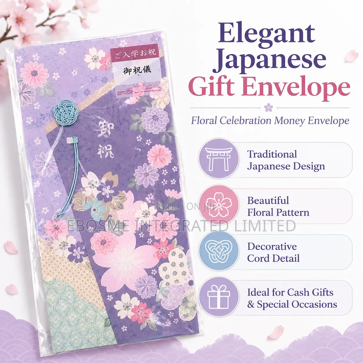 Floral Celebration Envelope