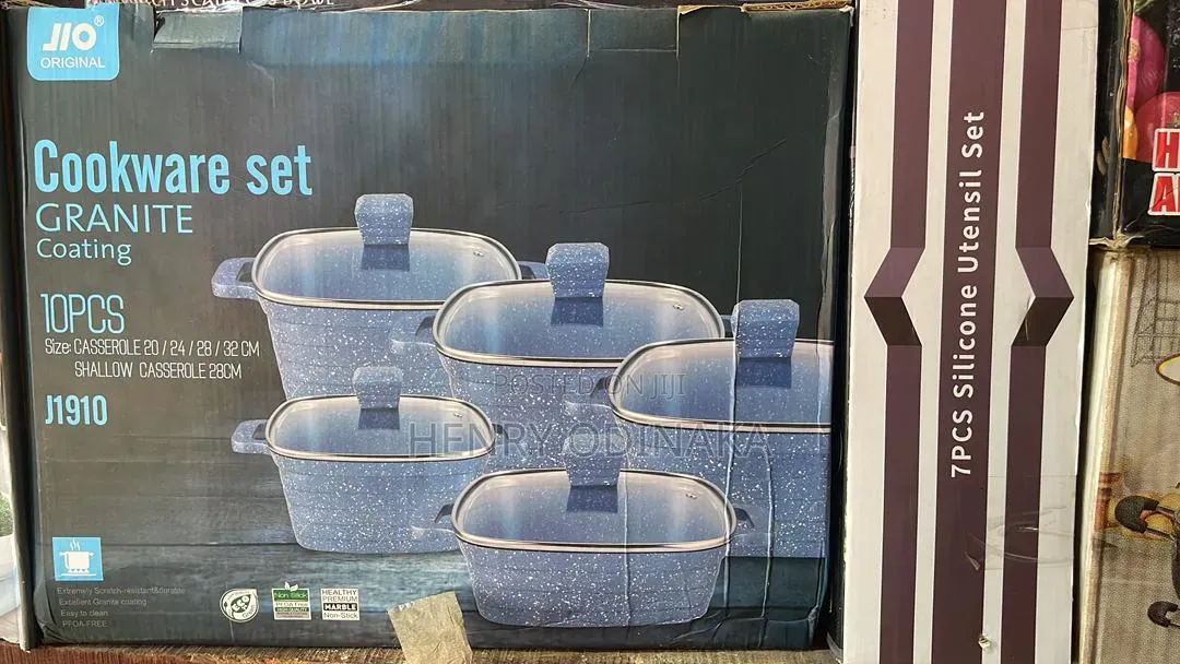 Premium 10pcs Ucc Life Granite Coating Pot Set