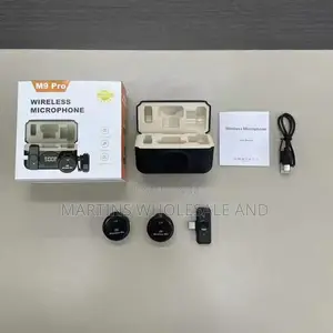 M9 Pro Wireless Microphone Set