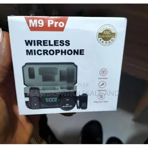 M9 Pro Wireless Microphone Set