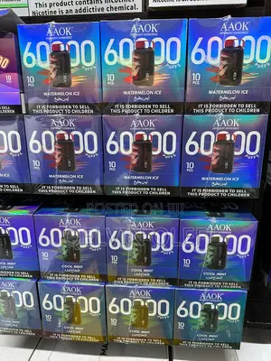 Aaok 60,000 Puffs Disposable Vape - Smart Display Premium Flavors
