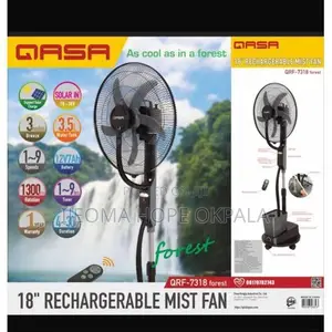 Qasa 18" Rechargeable Mist Fan