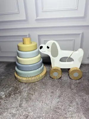 Stacking Ring and Pull Puppy