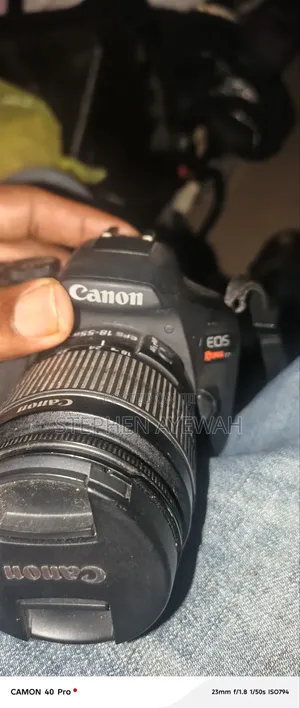 Canon Eos Rebel T7 DSLR Camera With Memory Card