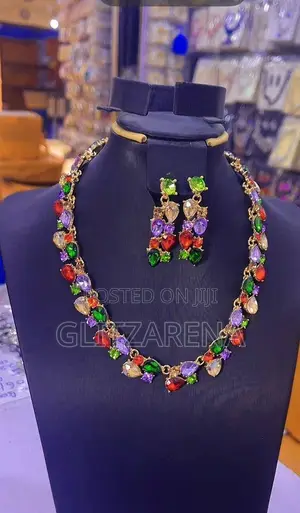 Double Line Crystal Jewelry Set