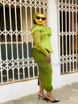 Elegant Lime Green Green Corset and Skirt