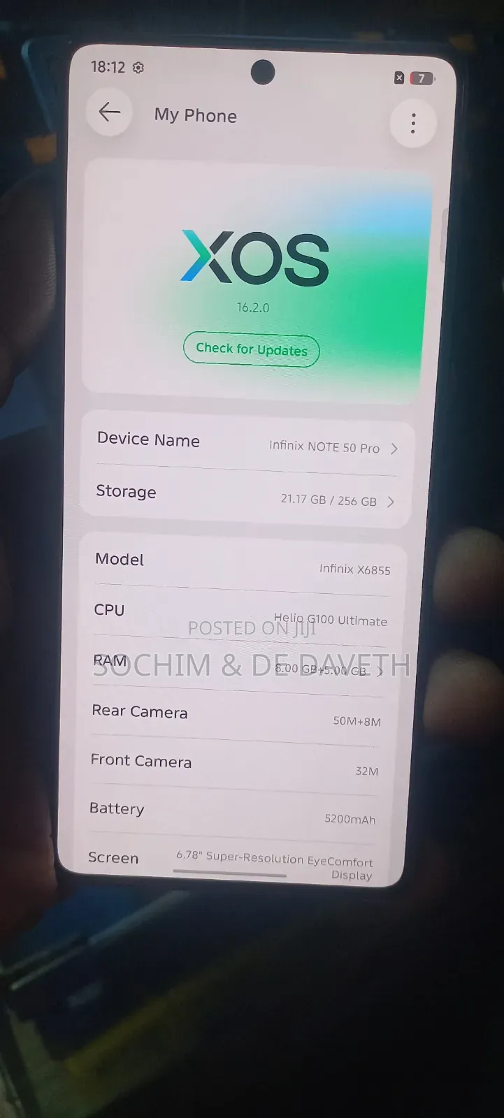 Infinix Note 50 Pro 256 GB Purple