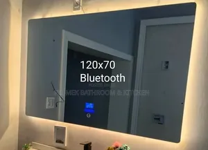 Luxury 120x70 Bluetooth Led Bathroom Mirror | Touch Sensor Anti-Fog
