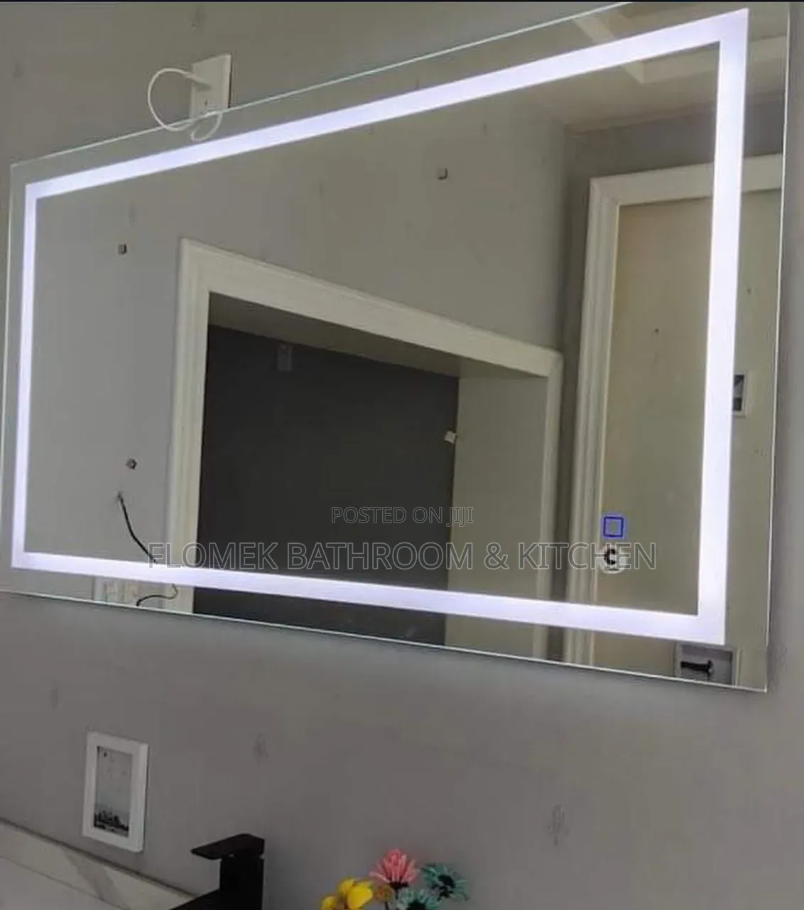 Modern Led Bathroom Mirror | Touch Sensor | Anti-Fog Wall Mirror