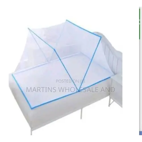 Blue-Framed Mosquito Net Tent Set