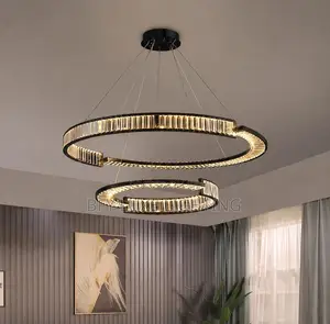 Luxury Double Ring Crystal Chandelier - Dining