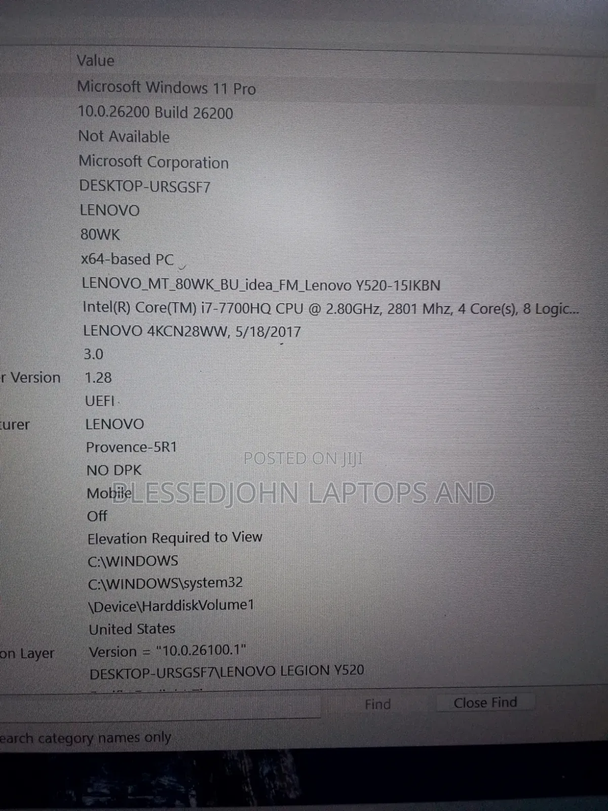 Laptop Lenovo 16GB Intel Core i7 SSD 512GB