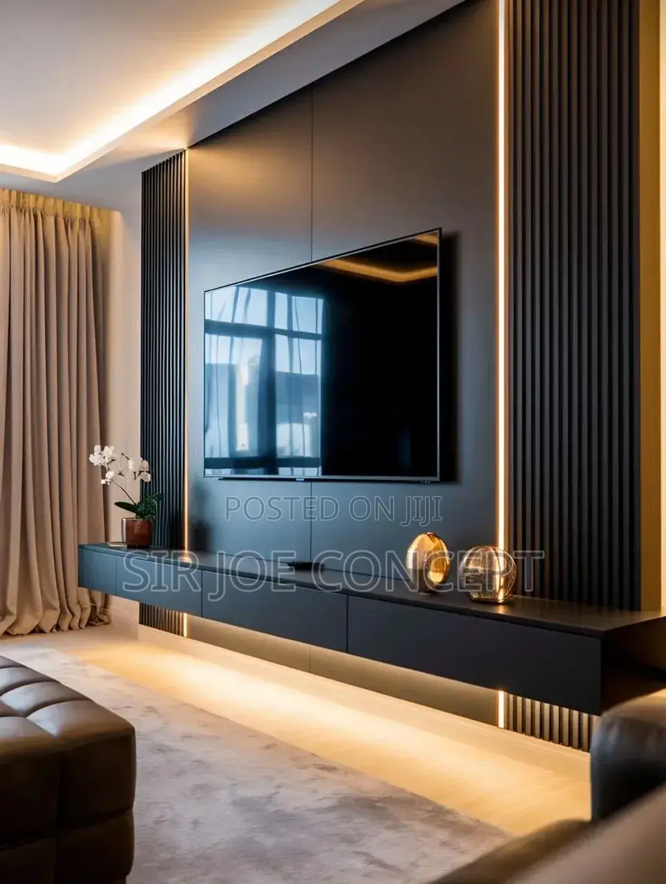 Interior Decor :Such as Curtains, Window Blinds, Synthetic Grass Etc