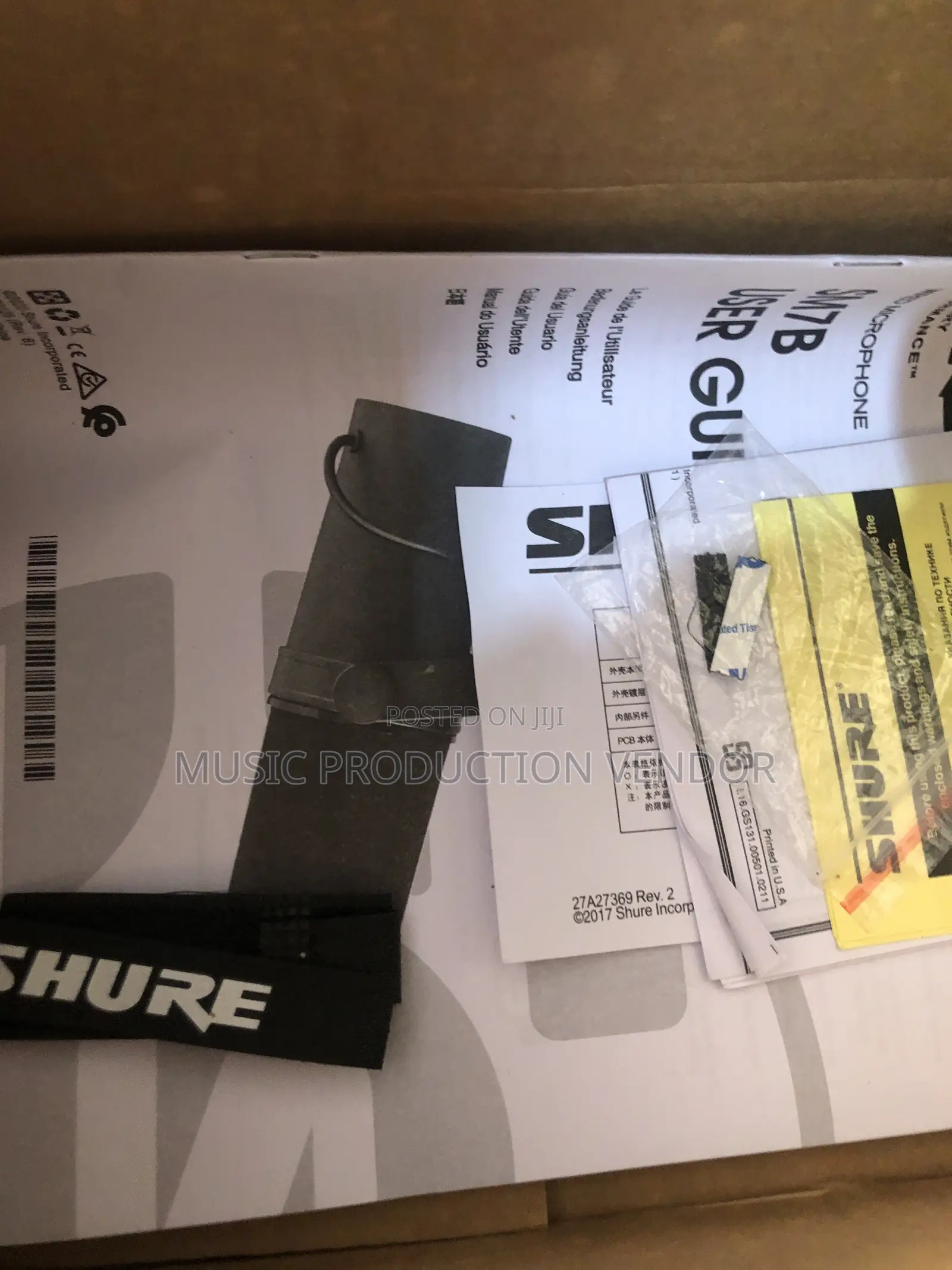 Shure Sm7b Dynamic Microphone (Original Quality)