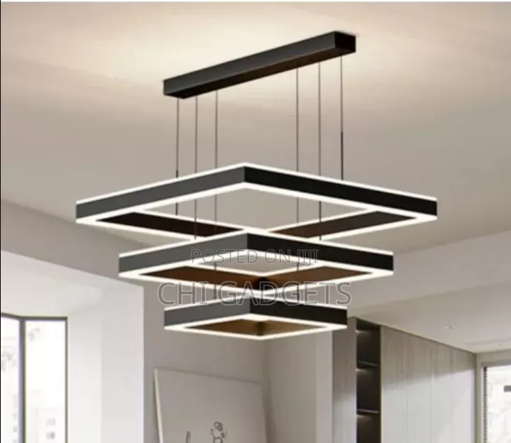 3 Layer Box Suspension Chandelier