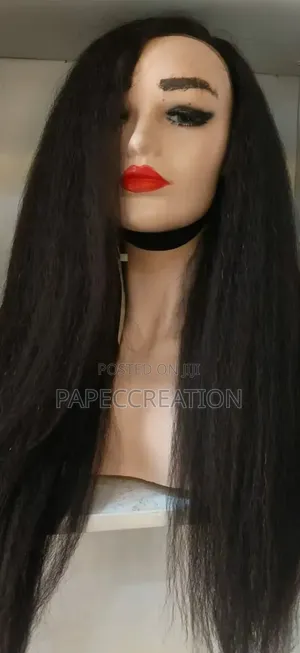 Kinky Straight Human Hair Wig