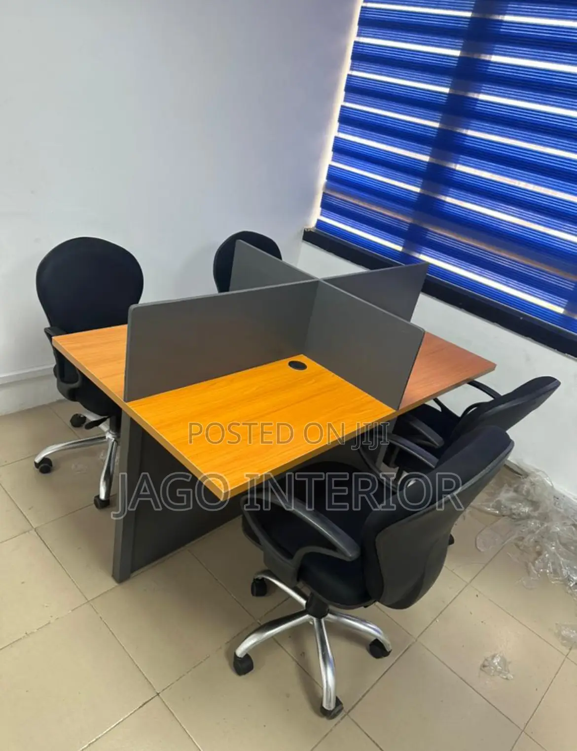 Office Desk Divider 4 Seater