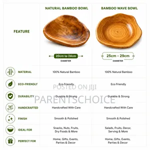 Natural Bamboo Bowl
