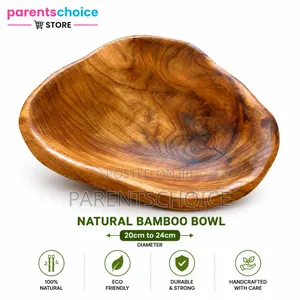 Natural Bamboo Bowl
