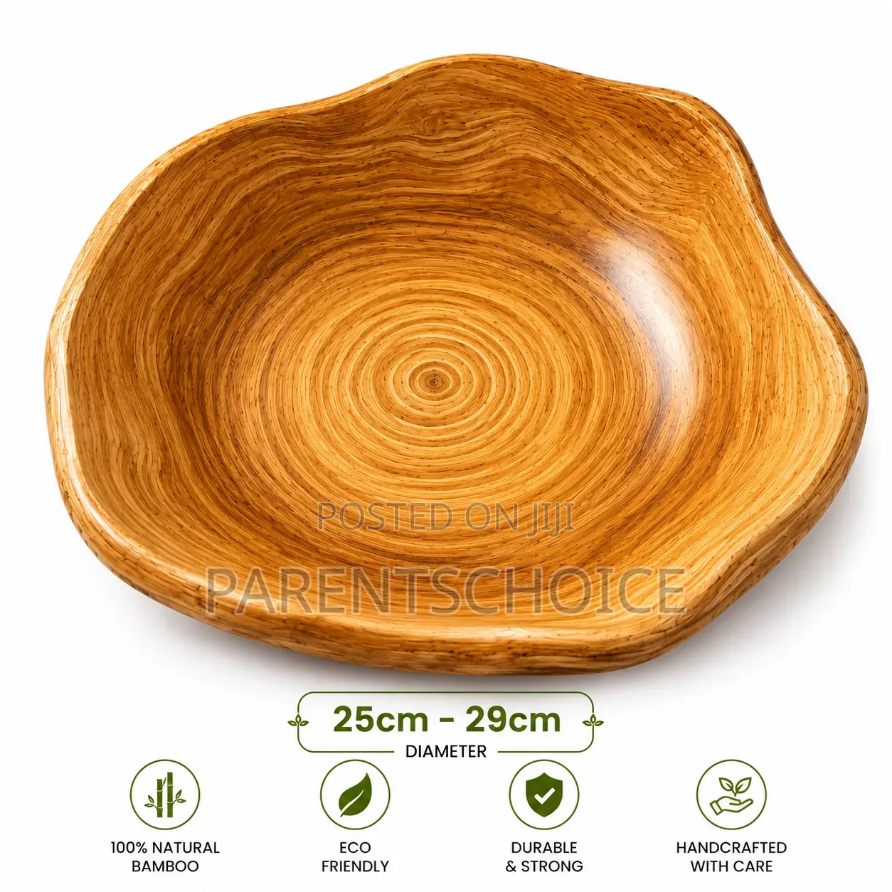 Natural Bamboo Bowl