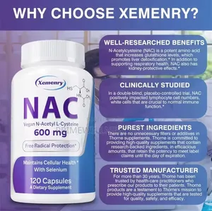 Nac 600mg 120 Capsules
