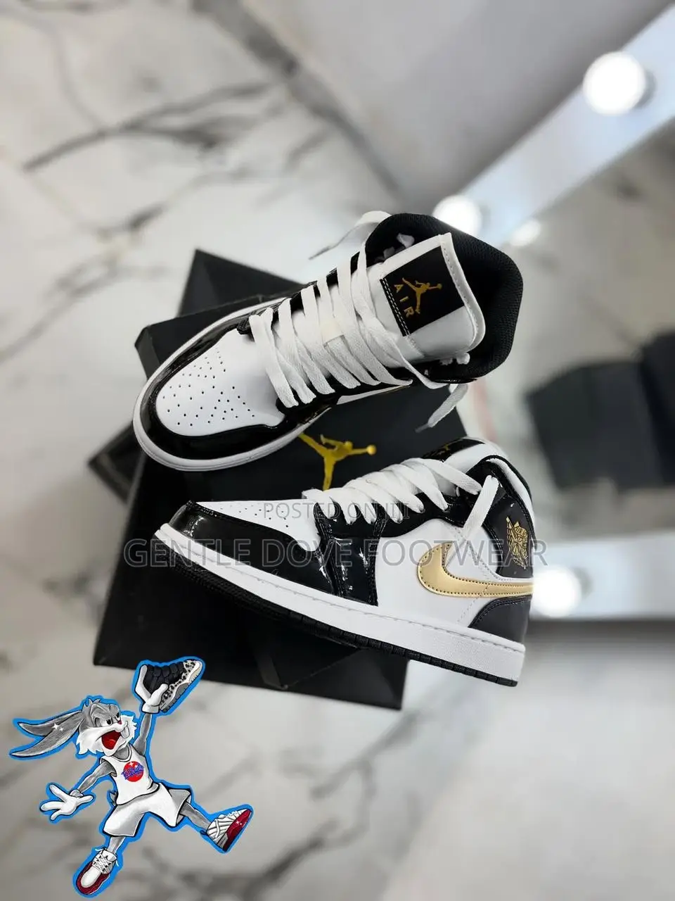 Angle Air Jordan Sneakers