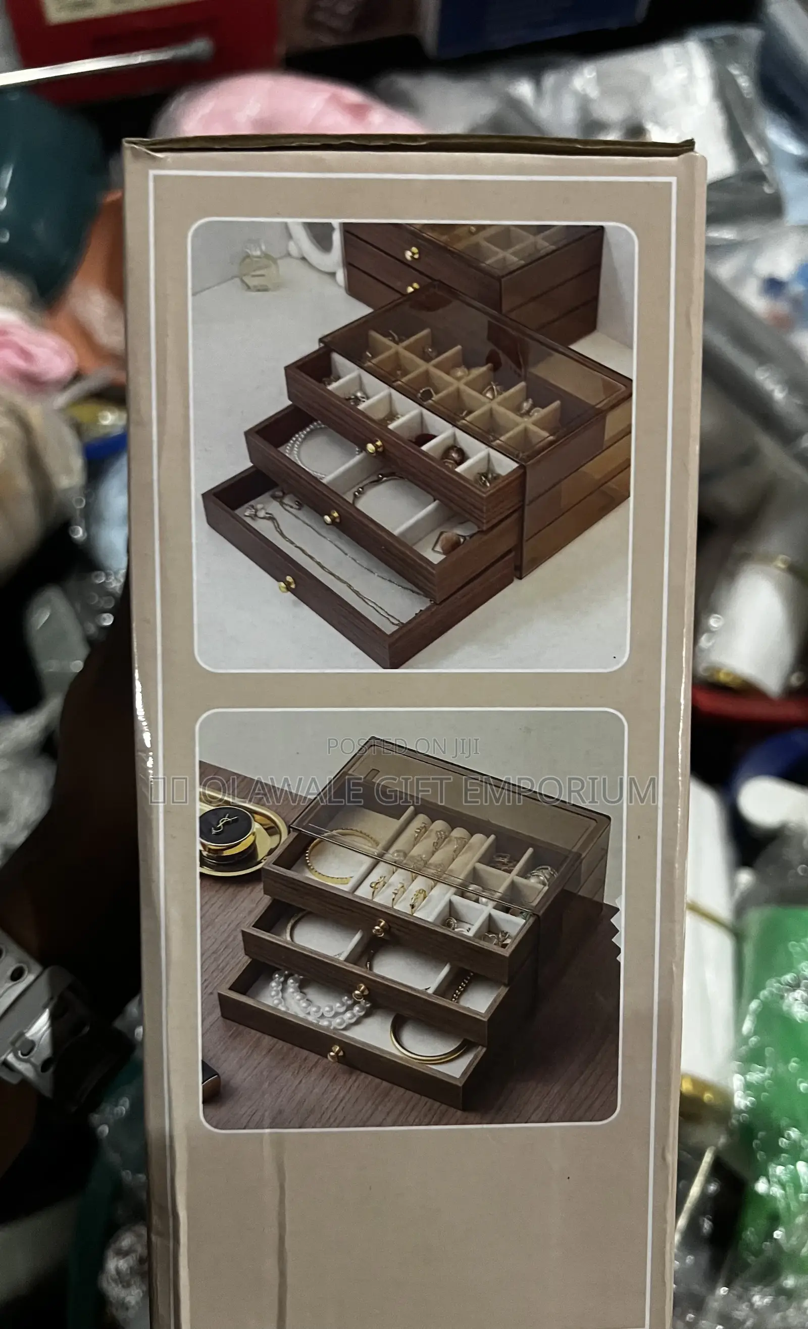 Three-Layer Jewelry Box