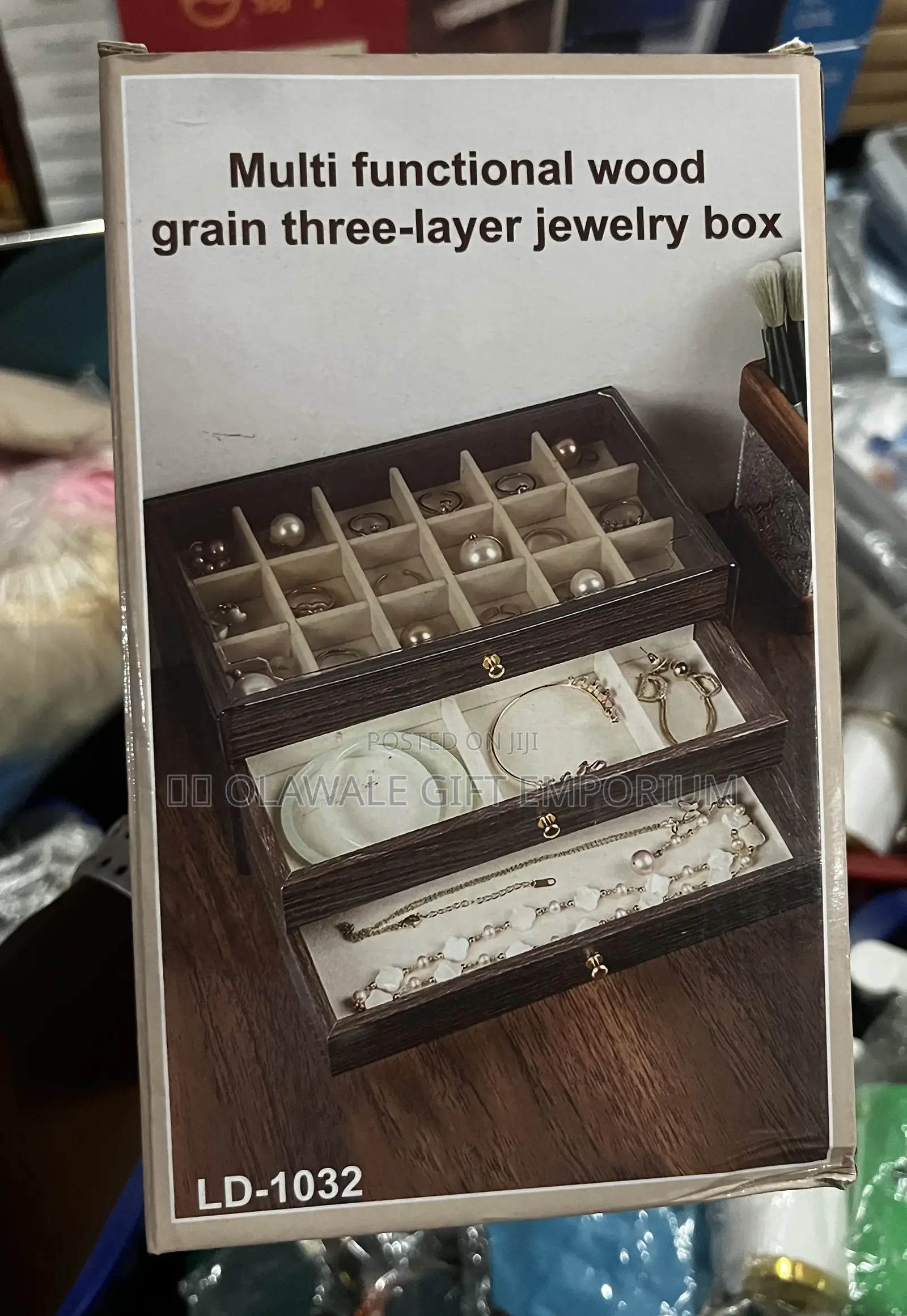 Three-Layer Jewelry Box