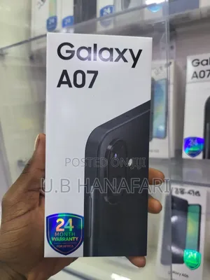 New Samsung Galaxy A07 4G 128 GB Black