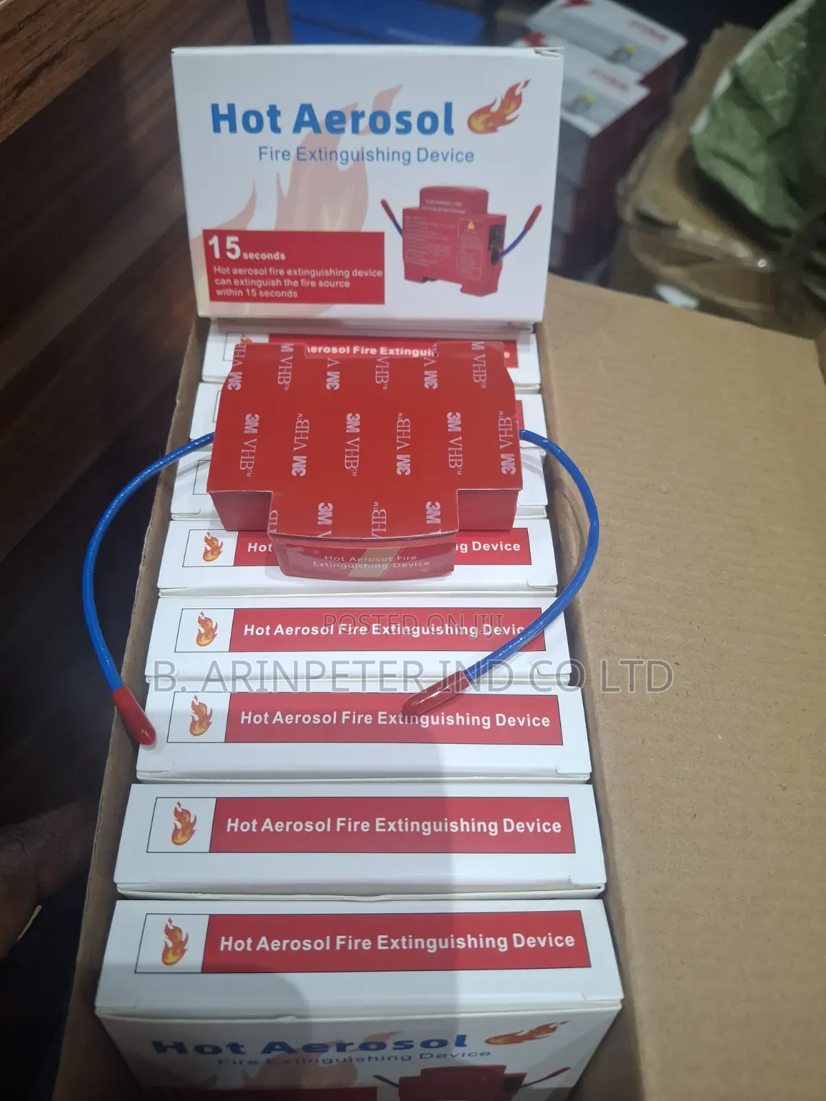Hot Aerosol Fire Extinguishing and Automatic Fire Suppression Device