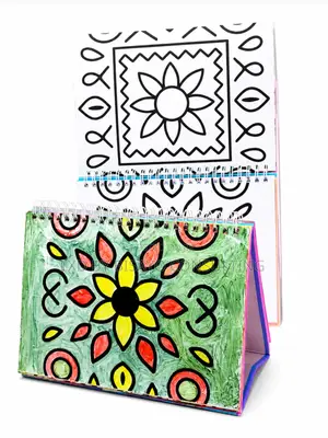 Colouring Book: Reusable With Painting Set