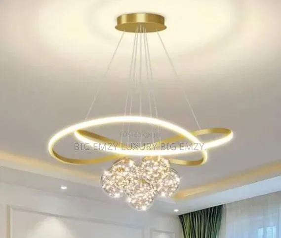 Double Round Ring Pendant Lights.