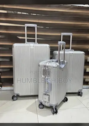 A Set of Alluminium Luggages