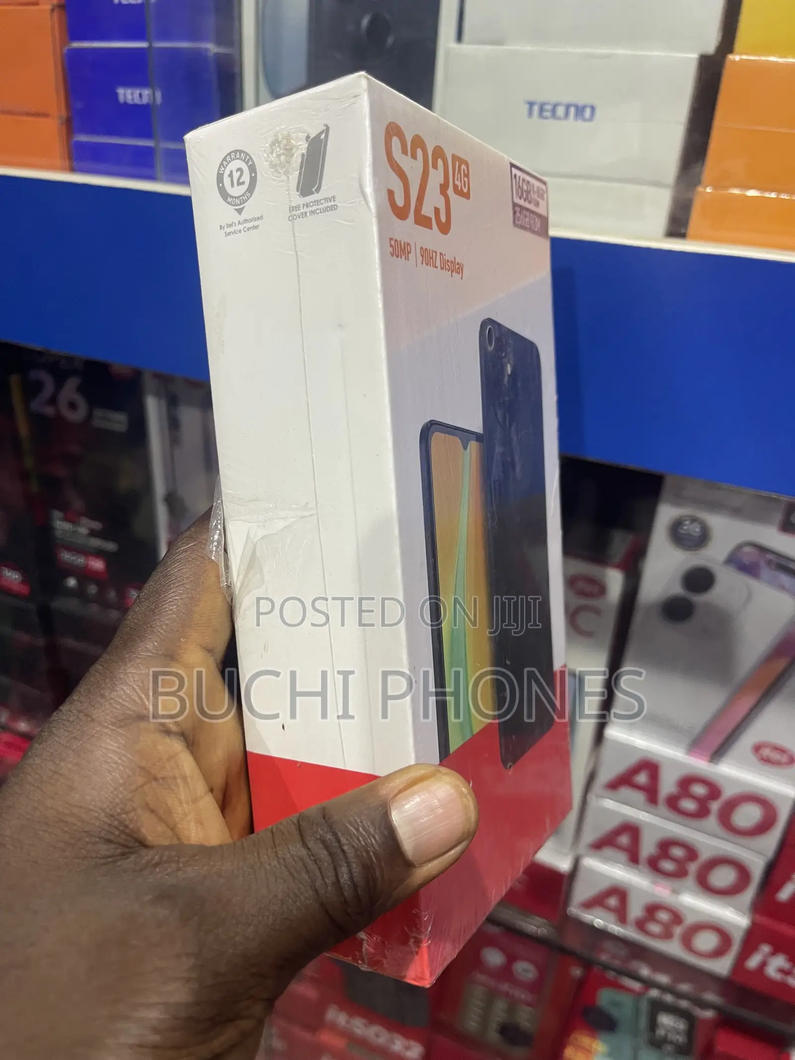 New Itel S23 256 GB Black