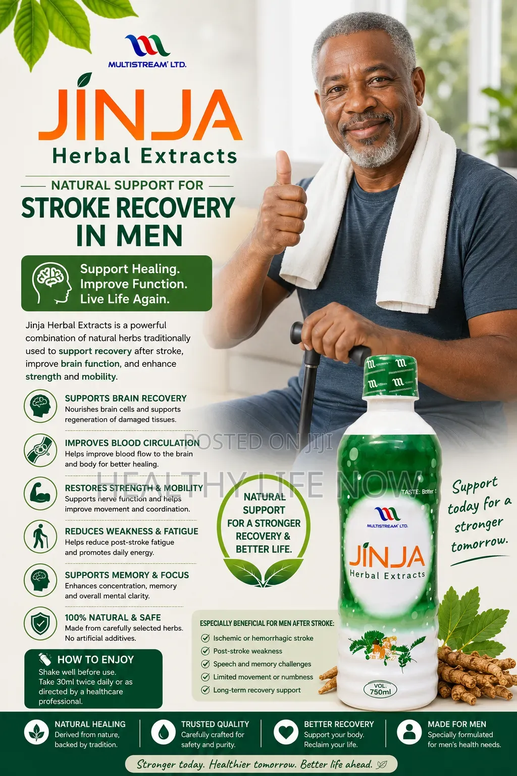 Support Today for a Stronger Tomorrow With Jinja Herbal Extract