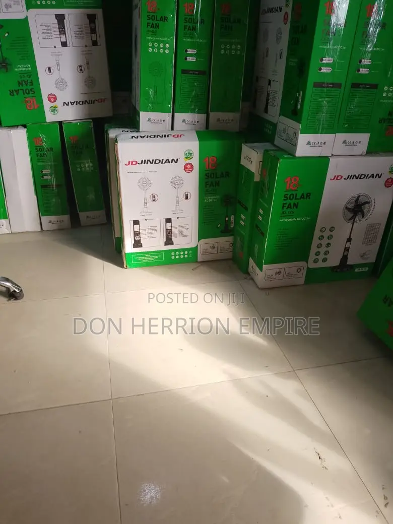 Solar Rechargeable Fan
